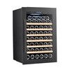Bacchus wine cabinet built-in 48 pieces thermostatic cabinet wine cabinet multi-functional household wine champagne freezer tea cabinet foreign wine home kitchen living room villa wall cabinet YC-110 black single temperature air-cooled compressor fully built-in 48 bottles