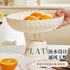 YIJUKE fruit plate drain basket living room household coffee table dried fruit plate candy display plate light luxury high-end