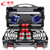 Chengyue Electroplated Dumbbell Barbell 15kg Men's and Women's Sports and Fitness Equipment Adjustable and Detachable Combination Set CY-024