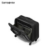 Samsonite Business Captain's Carry-on Case Business Travel Luggage Front Opening Soft Box Convenient Trolley Case BP0 15.6 inches Black