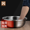 Golden Key stainless steel large bucket basin 60cm extra large thickened vegetable basin laundry bath basin multi-purpose cooking basin GK-600DP