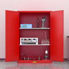 KINKOCCL industrial explosion-proof cabinet chemical safety cabinet storage cabinet fire-proof hazardous chemicals storage cabinet weak acid and weak alkali cabinet flammable and explosive dangerous goods cabinet 90 gallon red