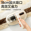 AUX Wireless Mite Remover Home Handheld Small Bed Vacuum Cleaner Bed High Suction Bacteria Remover Dust Collector Beat AXC-11DC59B Coconut Milk White + 3 Filter Elements