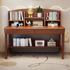 Kao children's solid wood desk bookshelf integrated study table home primary and secondary school student writing desk Y2026#1.2m single table