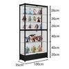 KINKOCCL dust-proof transparent glass medal honor certificate display cabinet Lego model gift cabinet cosmetics certificate medal storage cabinet