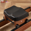 SUNNY American rowing machine household water resistance intelligent wooden rowing machine indoor sports fitness equipment rowing machine real-life APP | imported Sapele wood