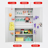 Kington tool cabinet workshop heavy tool storage cabinet with hanging plate hardware parts cabinet tool storage locker D type white (including basic accessories)