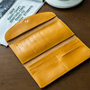 Woodpecker (TUCANO) first-layer cowhide women's long wallet fashionable new women's wallet thin genuine leather wallet gray