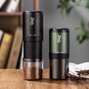 Bincoo Steel Core Electric Bean Grinder Coffee Bean Grinder Portable Automatic Grinder Hand Grinder Coffee Bean Grinder Green CNC420 Steel Core-50 Adjustment