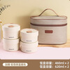Joyoung Insulated Lunch Box 316L Stainless Steel Office Workers Bring Meal in Winter Multi-layered Lunch Box Lunch Box Bucket Microwave Heated 620ml2pcs+460ml2pcs + Insulated Carrying Bag