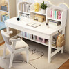 Kao children's solid wood desk bookshelf integrated study table home primary and secondary school student writing desk Y2026#1.2m single table
