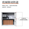 Haike Yijia Drawer Storage Cabinet Iron Cabinet Safe Cabinet White Double Section National Treasure Lock Can Be Customized