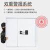 Haike Yijia Drawer Storage Cabinet Iron Cabinet Safe Cabinet White Double Section National Treasure Lock Can Be Customized