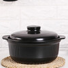 UMIZILI casserole, high temperature resistant dry-burning non-cracking stew pot, household gas large capacity stew pot, ceramic casserole, commercial stone pot, stew pot 3300ML (suitable for 3-5 people)