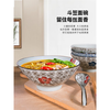 Jingdezhen Japanese style 6/7 inch large noodle bowl household ceramic large noodle bowl creative ramen bowl soup bowl 6 inch noodle bowl auspicious flower