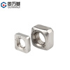 Guwanji 304 stainless steel square nut galvanized square nut square nut square nut square nut national standard M6 (304 material-20 pieces)