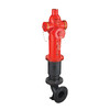Outdoor above ground fire hydrant model SS150/80mm pressure level 1.6Map matching with elbow and wrench
