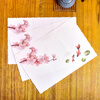 Disposable placemats, table mats, placemat paper, Japanese-style disposable placemats, Japanese-style table mats, thickened water-absorbent Japanese food shop plate mats, empty cicada (100 sheets)