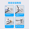 Shuangwei faucet handle thickened quick-open triangular valve eight-character valve handle handle mop pool faucet handle angle valve switch 2 pack FD handle