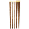Solid wood chopsticks for home use chicken wing wood/red sandalwood chopsticks new non-slip household paint-free and wax-free dome fukuaizi chicken wing wood-dome fu 10 pairs