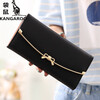 Kangaroo (KANGAROO) 2024 New Women's Wallet Women's Long Buckle Wallet Banknote Clip Multifunctional Cute Clutch Bag Women's Pink