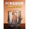 Zhifeng ice bucket bar ktv high-looking household commercial acrylic small ice bucket beer bucket ice bucket internet celebrity thickened ice bucket crystal model 1 + ice clip