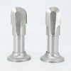 Bingyu stainless steel partition feet bathroom partition accessories thickened alloy support feet BH-544