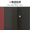 Huizhen parking space locker iron cabinet garage moisture-proof storage cabinet parking lot locker with door red black HP307 can be customized