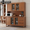 Dynamic solid wood color sideboard modern minimalist wine cabinet storage cabinet multi-functional new Chinese style kitchen storage cabinet Qiancheng A520 length 108 includes installation