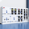 Longzhitai anti-corrosion cabinet pp acid-base cabinet chemical cabinet strong acid-base item cabinet laboratory reagent cabinet PP medicine cabinet upper door and lower door