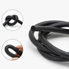 Deqi EPDM sponge rubber round strip foam sealing strip black O-shaped strip sound insulation sealing foam strip diameter 2mm (ten meter price)