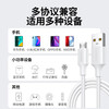 Greenlink Android data cable MicroUSB fast charging cable 2A charger cable car cable suitable for Huawei/Xiaomi vivooppo mobile phone small fan power bank suitable for multiple devices white - 1 meter