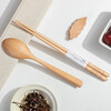 Half-life portable tableware Japanese style wooden chopsticks wooden spoon set wooden chopsticks spoon with storage box student children travel tableware