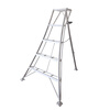Zhongchuang aluminum alloy ladder orchard ladder three-legged ladder orchard picking ladder garden work ladder garden fruit tree pruning 98003 (three-step ladder height 0.9m)