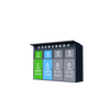 Dingguagua outdoor garbage classification box residential street four-category finished product garbage recycling station garbage classification room collection booth four-category garbage classification box with sink