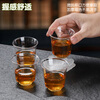 Rice rattan disposable cup 130ml thickened hard plastic transparent high-end aviation cup food-grade tea drink wine cup 150ml disposable wine cup 5 packs total 100 pieces high-end aviation cup quality, damage guarantee