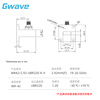 Gwave Gwave WR42 to 2.92mm connector orthogonal waveguide coaxial converter UBR220 flange 18-26.5GHz WR42/2.92-UBR220-K-V