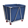 Thickened conical stainless steel linen cart hotel collection cart laundry room cleaning room service cart recycling cart conical thickened linen cart (express delivery)