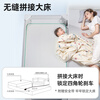 KUKA Light Luxury Baby Crib Newborn Foldable Spliced Large Bed Portable Movable BB Baby Bed P102 Luxury Supreme Package (Including Mattress) Free Mosquito Net