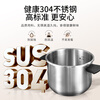 Shuangxi pressure cooker 304 stainless steel gas induction cooker universal explosion-proof household pressure cooker one-hand opening and closing 22CM/6L