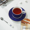 Yongfengyuan (auratic) Blue Danube three-piece set, ceramic coffee cup, one cup, one saucer, one spoon, gift box, afternoon tea cup and saucer, one cup, one saucer, one spoon