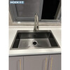 Moen 75513 sink single-slot nano oil-resistant gun ash Taichung under-counter sink 75613DB 75813EB Nano sink renderings real shot
