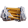 Huili's customized rescue household rope ladder inspection wear-resistant anti-slip soft ladder training climbing life-saving rope ladder engineering resin rope ladder T7710 meter soft ladder double hook expansion screw resin soft