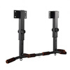 Huijashi pull-up device home horizontal bar indoor wall-mounted thickened punching boom hanging top-mounted fixed fitness single bar white adjustable