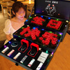 Kourt Valentine's Day gift for girlfriend, wife, birthday, lipstick, perfume, cosmetics, full makeup set, luxury gift box, lucky to fall in love with you/makeup + necklace bracelet