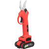 Electric scissors, powerful electric pruning shears, electric shears, fruit tree scissors, branch shears, garden lithium battery fruit tree shears, 4.0 upgraded model, 2 batteries and 1 charge (carton packaging)