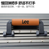 Lee Gaoyan aluminum frame multifunctional trolley suitcase leather handle suitcase large capacity password suitcase gun gray 20 inches