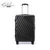 SATCHI trolley case, durable and multifunctional suitcase, caster suitcase, multi-size available, black 24 inches
