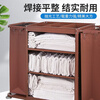 Askari hotel linen cart hotel room service cart stainless steel cart bilateral room entrance cart cleaning cleaning cart work cart standard bilateral 4-inch ordinary wheels