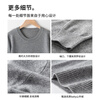 Hengyuanxiang baby cashmere sweater women's sweater autumn and winter pure cashmere pullover warm sweater light gray/middle collar 170